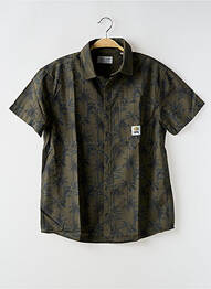 Chemise manches courtes poches vert TEDDY SMITH garcon