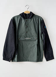 Coupe-vent poches a capuche vert QUIKSILVER garcon
