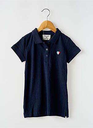 Polo broderie manches courtes bleu TEDDY SMITH garçon