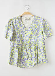 Blouse manches courtes manches courtes jaune TEDDY SMITH fille