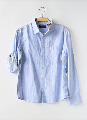 Chemise manches longues bleu TEDDY SMITH pour garçon