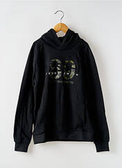 Sweat-shirt à capuche noir TEDDY SMITH pour garçon seconde vue