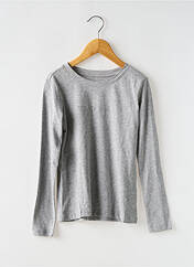 T-shirt gris TEDDY SMITH pour fille seconde vue