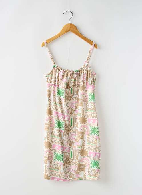 Robe mi-longue fines bretelles fines bretelles beige ROXY fille