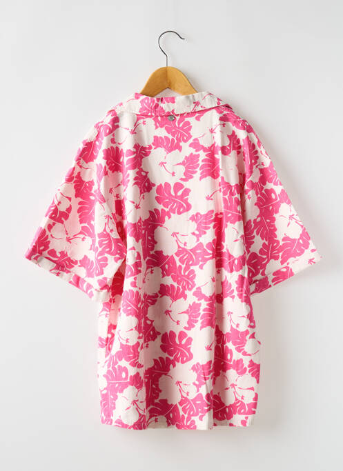 Chemisier manches courtes manches courtes rose ROXY GIRL fille