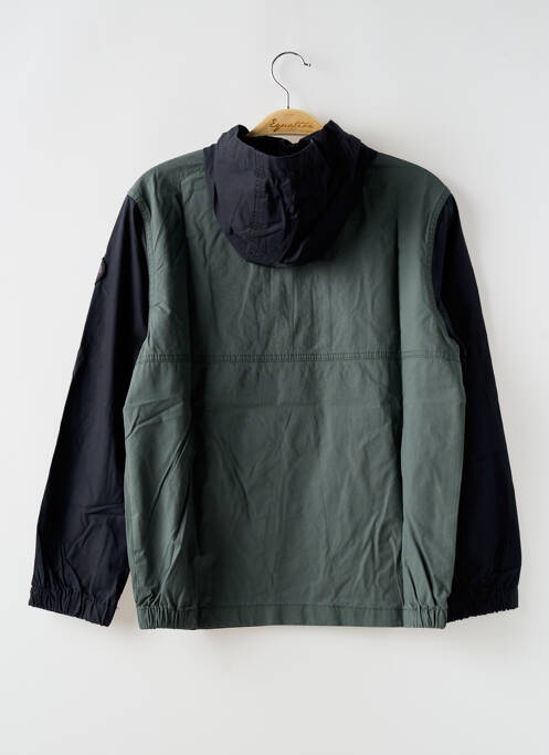Coupe-vent poches a capuche vert QUIKSILVER garcon