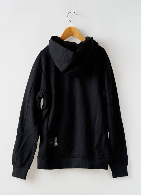 Sweat-shirt à capuche poches manches longues noir TEDDY SMITH garcon