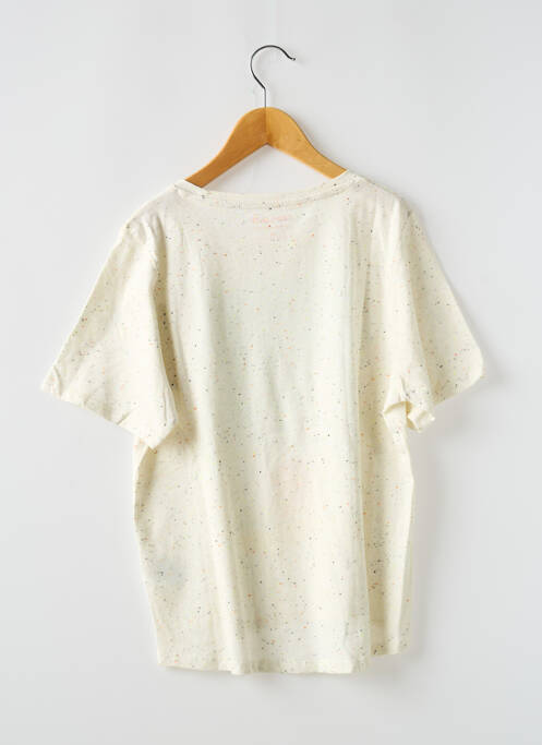 T-shirt coupe droite manches courtes beige TEDDY SMITH femme