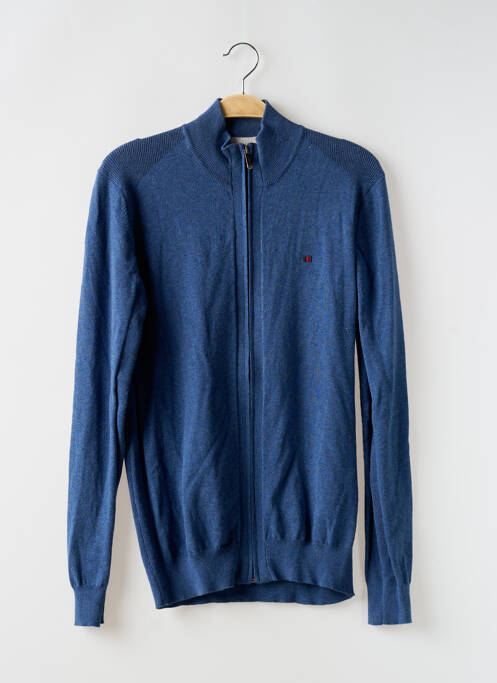 Gilet manches longues bleu TEDDY SMITH pour homme