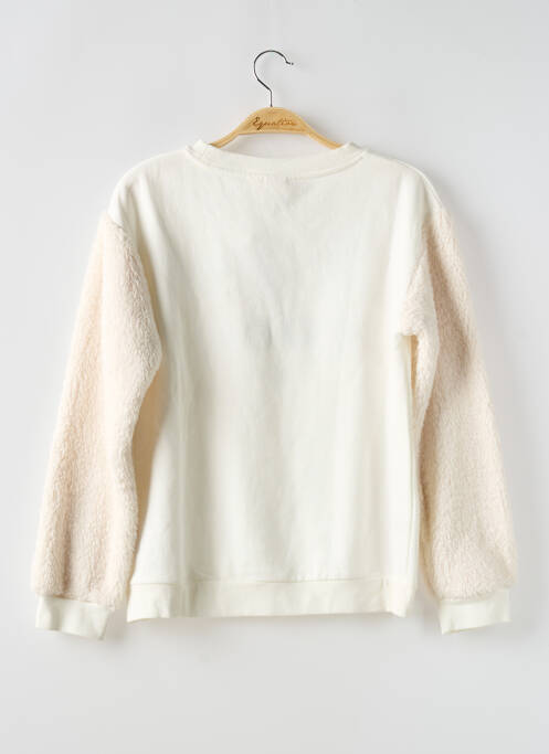 Sweat-shirt blanc ROXY GIRL pour fille