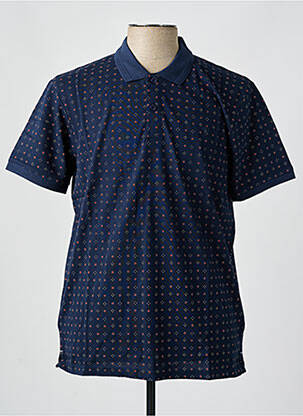 Polo coupe droite manches courtes bleu CAMBERABERO homme