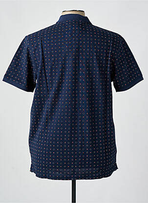 Polo coupe droite manches courtes bleu CAMBERABERO homme