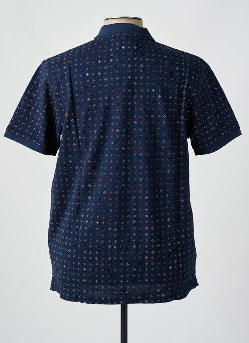 Polo coupe droite manches courtes bleu CAMBERABERO homme