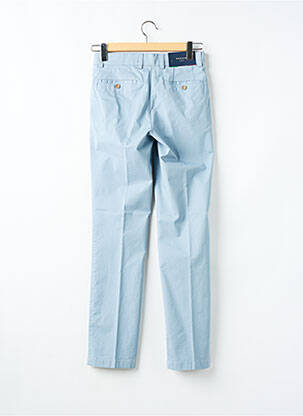 Pantalon chino tissage popeline taille normale bleu SAN SIRO homme