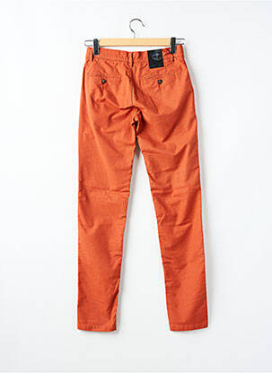 Pantalon chino stretch taille normale orange LA CIBLE ROUGE homme