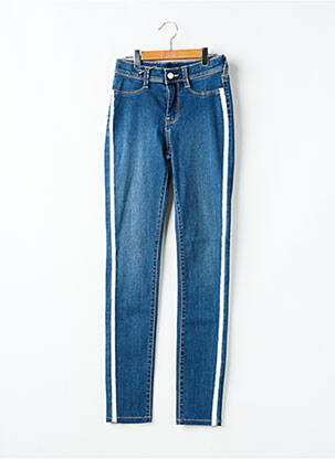 Jeans coupe slim sélection denim taille ajustable bleu TEDDY SMITH fille