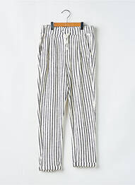 Pantalon chino taille élastique taille élastique blanc TEDDY SMITH fille