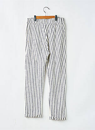 Pantalon chino taille élastique taille élastique blanc TEDDY SMITH fille