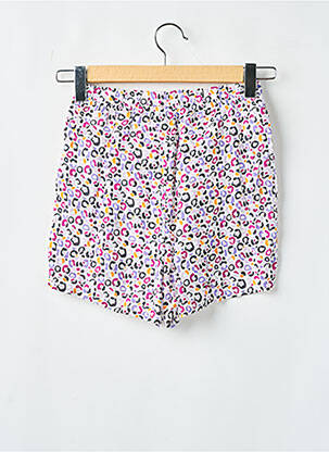 Short taille normale taille élastique blanc TEDDY SMITH fille