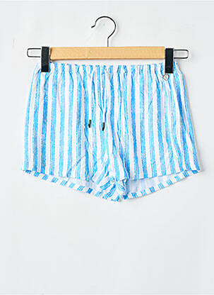 Short poches taille élastique bleu TEDDY SMITH fille
