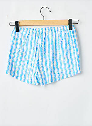 Short poches taille élastique bleu TEDDY SMITH fille