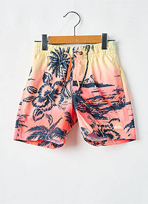 Short de bain tissage popeline jaune QUICKSILVER garcon