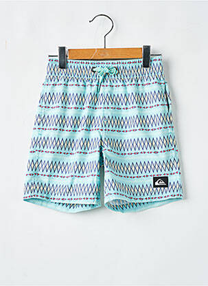 Short tissage popeline taille élastique bleu QUICKSILVER garcon