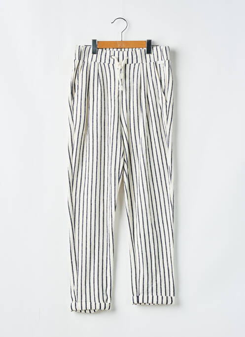 Pantalon chino poches taille élastique blanc TEDDY SMITH fille