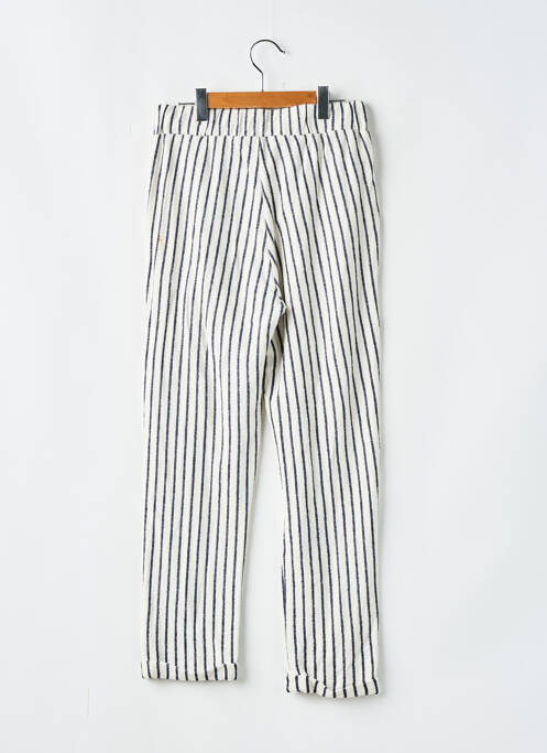 Pantalon chino poches taille élastique blanc TEDDY SMITH fille