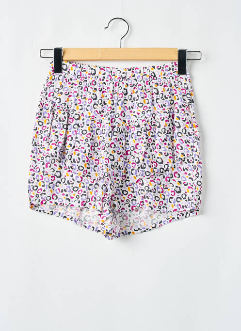 Short taille normale taille élastique blanc TEDDY SMITH fille