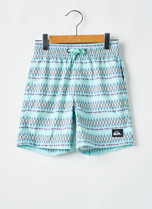 Short tissage popeline taille élastique bleu QUICKSILVER garcon