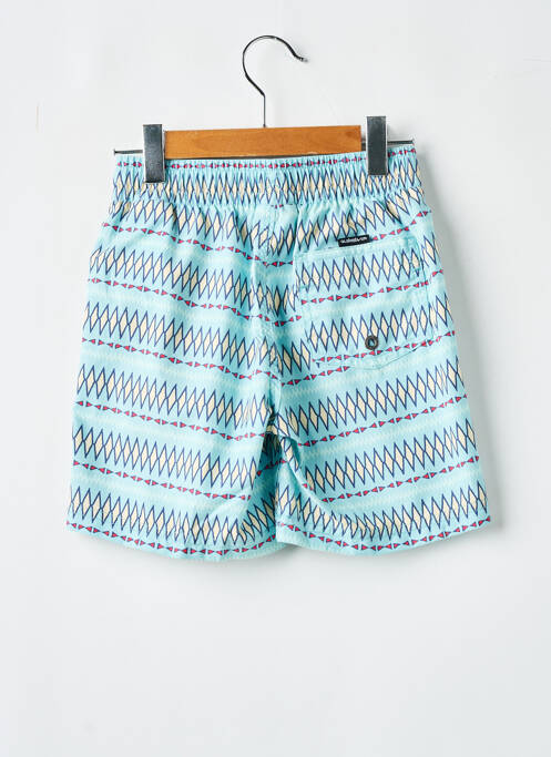 Short tissage popeline taille élastique bleu QUICKSILVER garcon