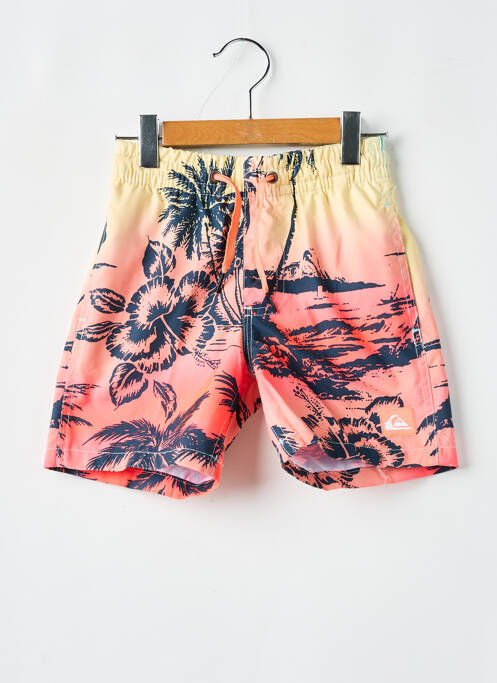 Short de bain jaune QUICKSILVER pour garçon