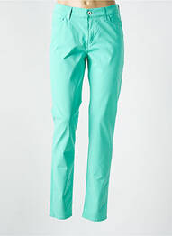 Jeans coupe droite stretch taille normale vert PIONEER femme