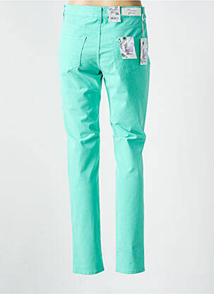Jeans coupe droite stretch taille normale vert PIONEER femme