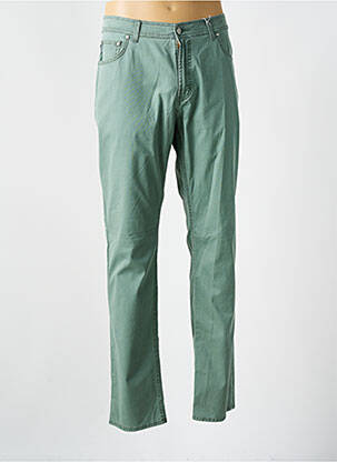 Pantalon droit stretch taille normale vert PIONIER homme