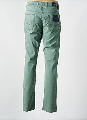 Pantalon droit stretch taille normale vert PIONIER homme