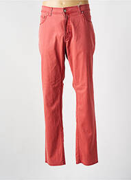 Pantalon droit stretch taille normale rouge PIONIER homme