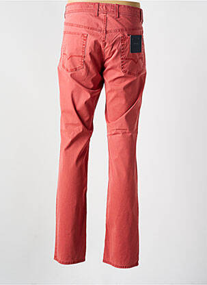 Pantalon droit stretch taille normale rouge PIONIER homme