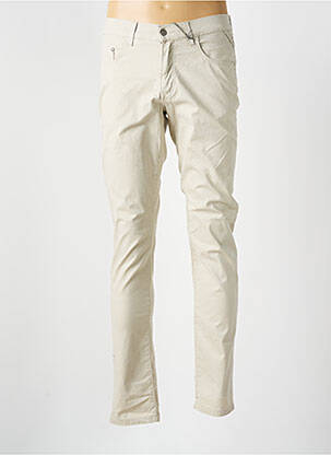 Pantalon droit stretch taille normale beige PIONEER homme