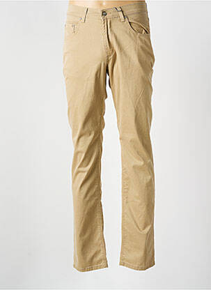 Pantalon droit stretch taille normale beige PIONEER homme