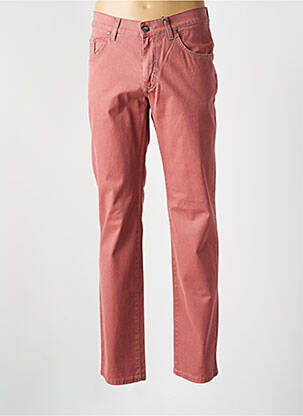 Pantalon droit stretch taille normale rose PIONEER homme