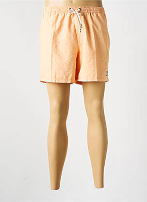 Short tissage popeline taille normale orange QUIKSILVER homme