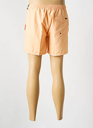 Short tissage popeline taille normale orange QUIKSILVER homme