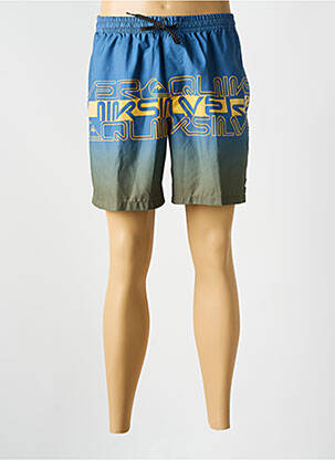 Short tissage popeline taille normale bleu QUIKSILVER homme