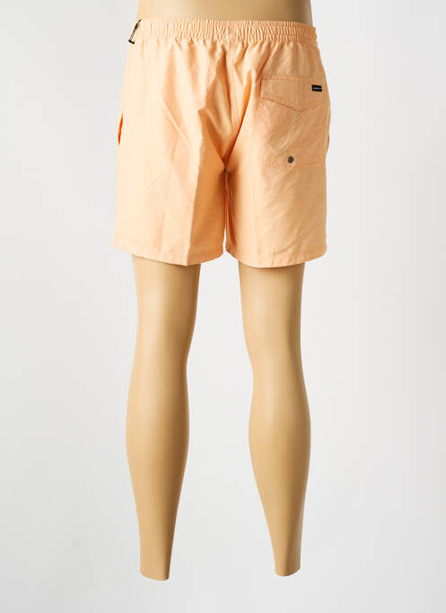Short tissage popeline taille normale orange QUIKSILVER homme