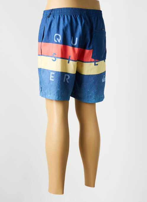 Short fermeture liens à nouer taille normale bleu QUIKSILVER homme