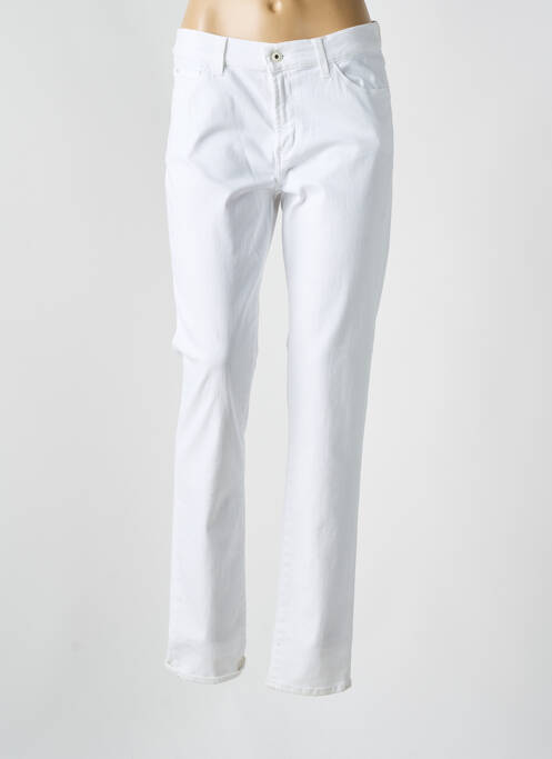 Jeans coupe droite blanc PIONEER pour femme