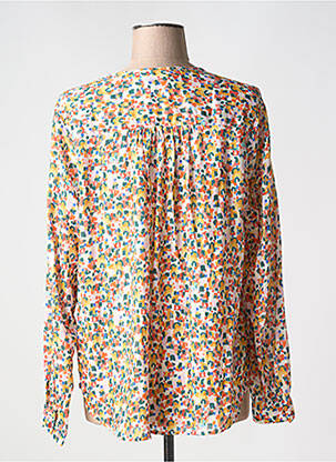Blouse légère et transparente manches longues jaune LA CIBLE ROUGE femme