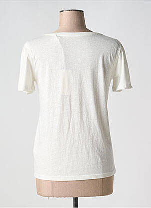 T-shirt imprimé fantaisie manches courtes beige TEDDY SMITH femme